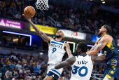 NBA: Minnesota Timberwolves at Indiana Pacers