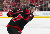 NHL: Stanley Cup Playoffs-New Jersey Devils at Carolina Hurricanes
