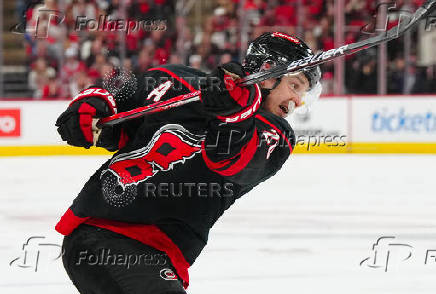 NHL: Stanley Cup Playoffs-New Jersey Devils at Carolina Hurricanes