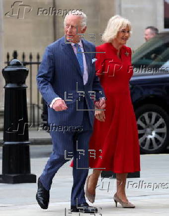 King Charles III, Queen Camilla unveil Coronation artwork at National Gallery in London