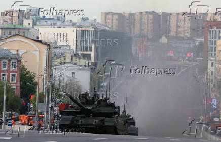 Rehearsal for Victory Day parade in Moscow