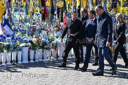 European leaders visit Ukraine