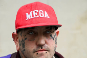 Anti-immigration activist Stephen Yaxley-Lennon at Westminster Magistrates' Court, in London