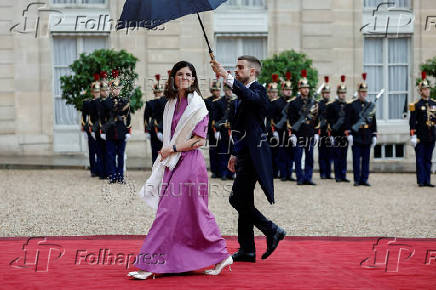 State dinner at the Elysee Palace in Paris