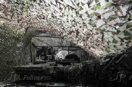 Ukrainian forces conduct tank and equipment maintenance near the Kupyansk frontline