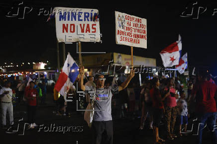 Manifestantes en Panamá rechazan políticas de Mulino