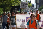 'Good Trouble Lives On' march for civil and human rights in Boston