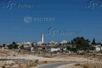 A view of the Jewish settlement of Karmel, near the West Bank city of Hebron