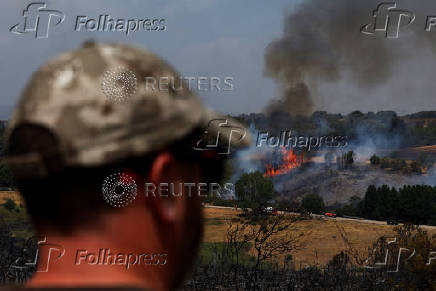 Wildfire in Congosta