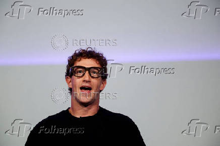 Meta CEO Mark Zuckerberg delivers a speech during the Meta Connect event in Menlo Park