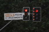 Semáforo com sinalização de tempo