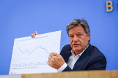 German Economy Minister Habeck presents the 2025 spring forecast