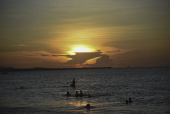 Por do Sol na Beira Mar