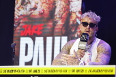 Boxers Jake Paul and Julio Cesar Chavez Jr. hold press conference for upcoming boxing mastch