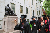 Commencement ceremonies at Harvard University in Cambridge