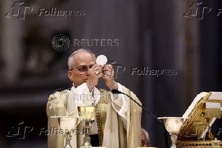 Pope Leo leads Mass in St. Peter's Basilica, at the Vatican