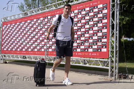 Llegada concentración de la Selección Española de Fútbol para la Final Four de UEFA Nations League 2024/25