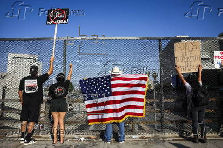 National Guard deployed by President Trump as anti-ICE protests continue in Los Angeles