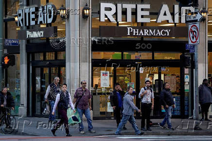 FILE PHOTO: A Rite Aid store is shown in downtown Los Angeles, California