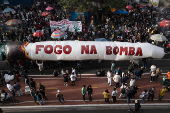 Marcha de la Marihuana en Sao Paulo