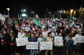 Protest in Aleppo following Israeli airstrikes on Syrian army near As Suwayda