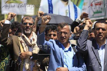 Pro-Palestinian rally in Sana'a