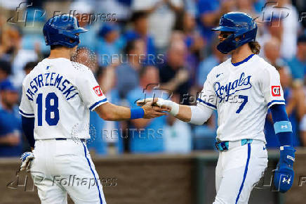 MLB: Texas Rangers at Kansas City Royals