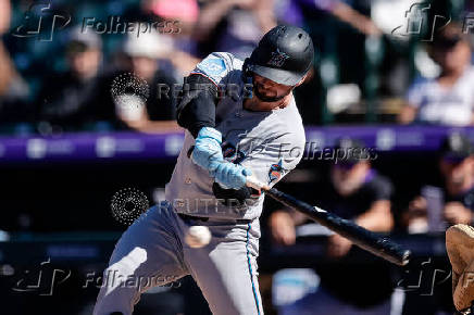 MLB: Miami Marlins at Colorado Rockies