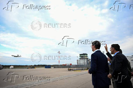 NATO Secretary General Mark Rutte visits the German air base of Geilenkirchen