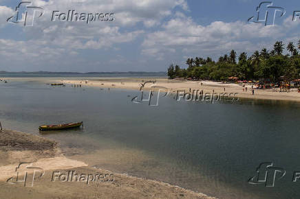 Praia em Madre de Deus (BA)