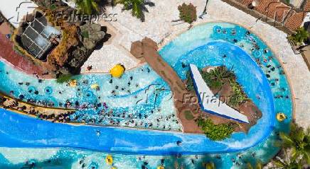Parque aquático Thermas dos Laranjais