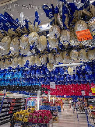 Preço do ovo de Páscoa em supermercado