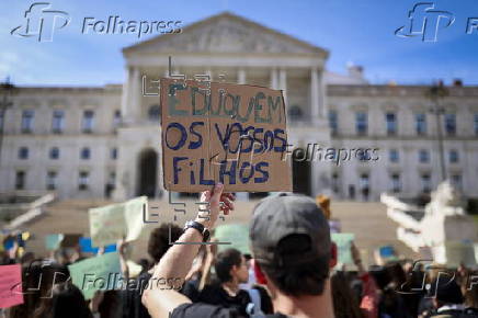 Protest against rape crime in Lisbon