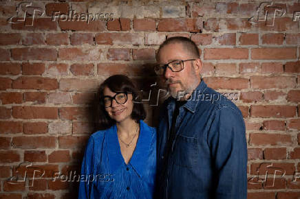 Os cineastas Ivi Roberg e Juliano Salgado