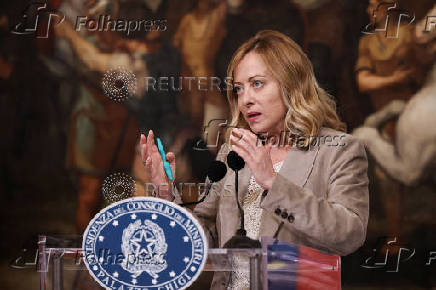 Italian Prime Minister Giorgia Meloni meets Danish Prime Minister Mette Frederiksen, in Rome