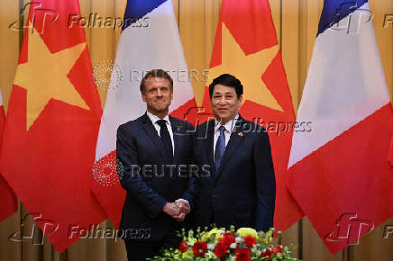 French President Macron visits Vietnam