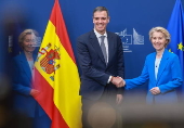 Spanish Prime Minister Sanchez visits European Commission