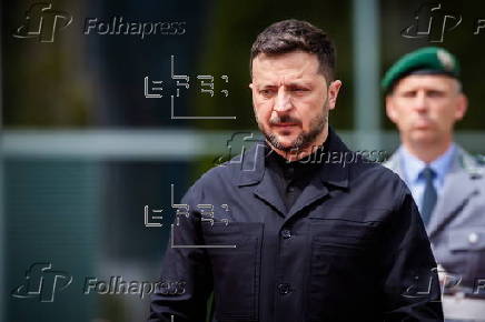 Ukrainian President Volodymyr Zelensky visits Berlin