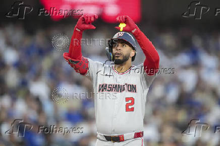 MLB: Washington Nationals at Los Angeles Dodgers