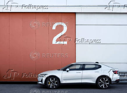 FILE PHOTO: A Polestar 2 electric car is seen in Stockholm