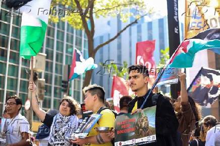 Acao contra fome em Gaza (SP).