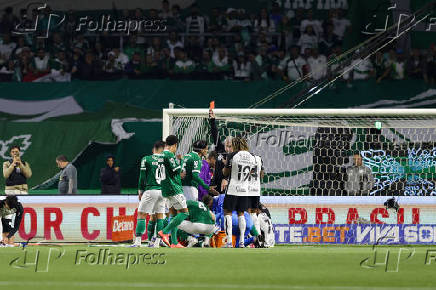 Partida entre Palmeiras x Corinthians.