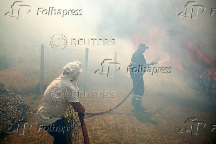 Wildfire in Albania