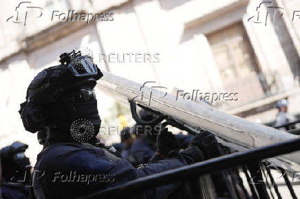 Protest following the murder of Mayor Carlos Manzo, in Morelia
