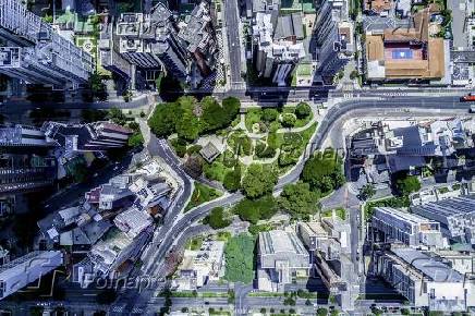 Praça do Japão na cidade de Curitiba, no Paraná