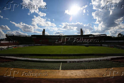 Vista do estádio Dr. Oswaldo Teixeira Duarte, mais conhecido como Canindé