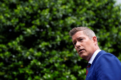 U.S. Transportation Secretary Sean Duffy speaks to the media in Washington