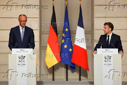 French President Macron meets newly elected German Chancellor Merz in Paris