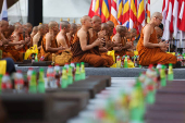 Vesak Day at the Borobudur temple in Magelang, Central Java
