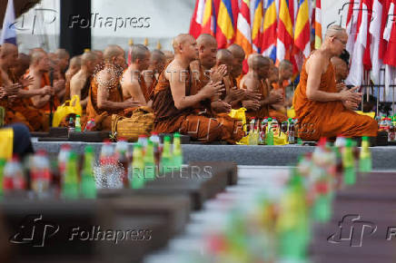 Vesak Day at the Borobudur temple in Magelang, Central Java